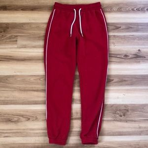 red charlotte russe sweatpants